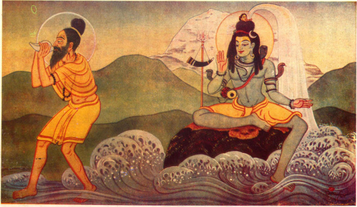 Narodziny bogini Gangi, księga Tej Kumar (źródło: Wikimedia Commons)