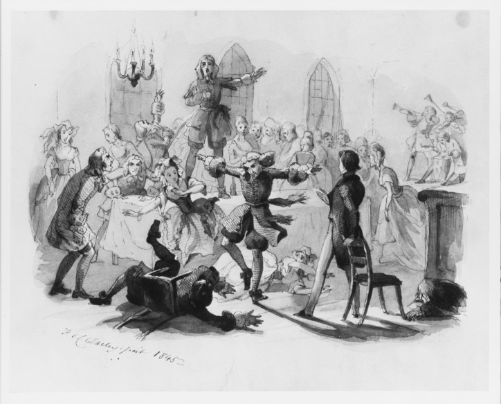 „Głośne przyjęcie”, 1845, Felix Octavius Carr Darley, zbiory Met Gallery