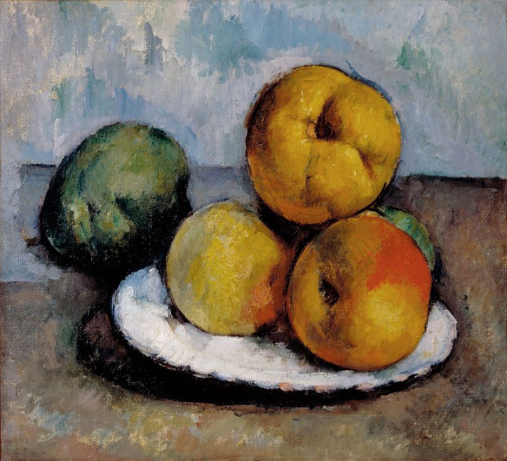  „Martwa natura z pigwą, jabłkami i gruszką”, Paul Cézanne (Wikimedia Commons)