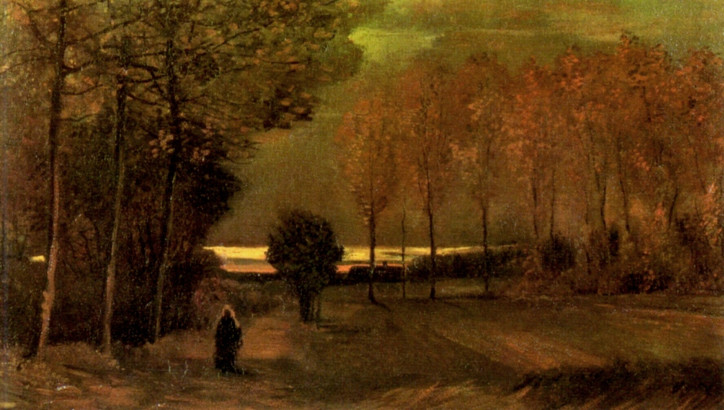  „Jesienny krajobraz o zmierzchu”, 1885 r., Vincent van Gogh, Centraal Museum, Utrecht
