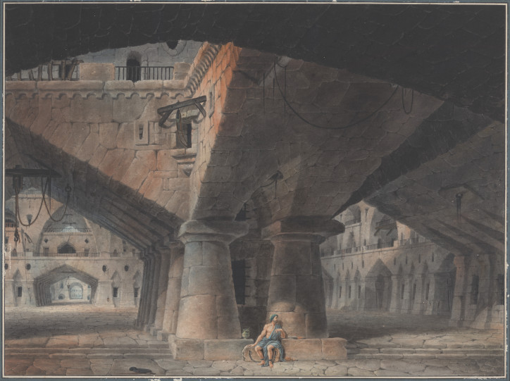  „Mężczyzna w więzieniu”, 1781 r., Victor Jean Nicolle, Met Gallery