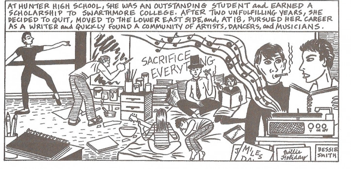Fragment komiks „The Beats” – Diana w szkole