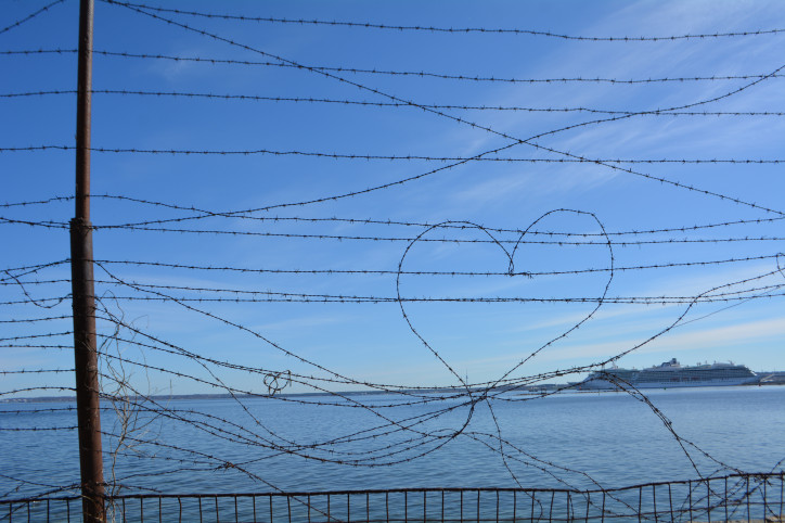 Barbed wire, Tallinn style. Photo by Aleksei Morozov