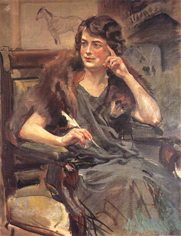 „Magdalena Samozwaniec – portret”, Wojciech Kossak, 1923 r.,
