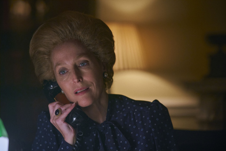 Gillian Anderson jako Margaret Thatcher w serialu „The Crown” (mat. prasowe)