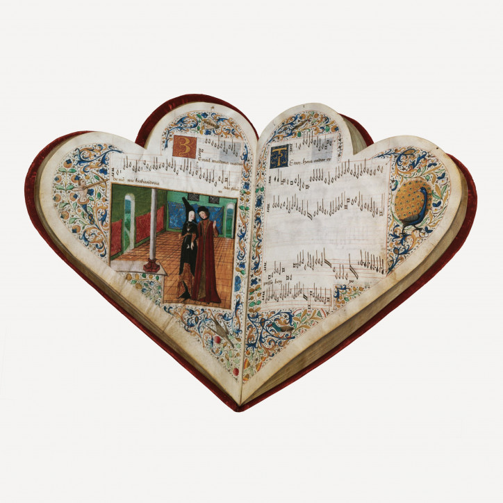 Songbook by Jean de Montchenu (between 1460 and 1477), Henri de Rothschild collection, stored at the Bibliothèque nationale de France in Paris