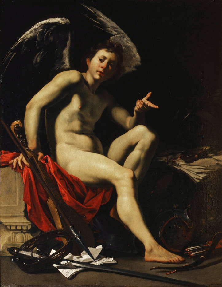  „Amor Victorioso”, Orazio Riminaldi, 1627 r. / Galeria Uffizi