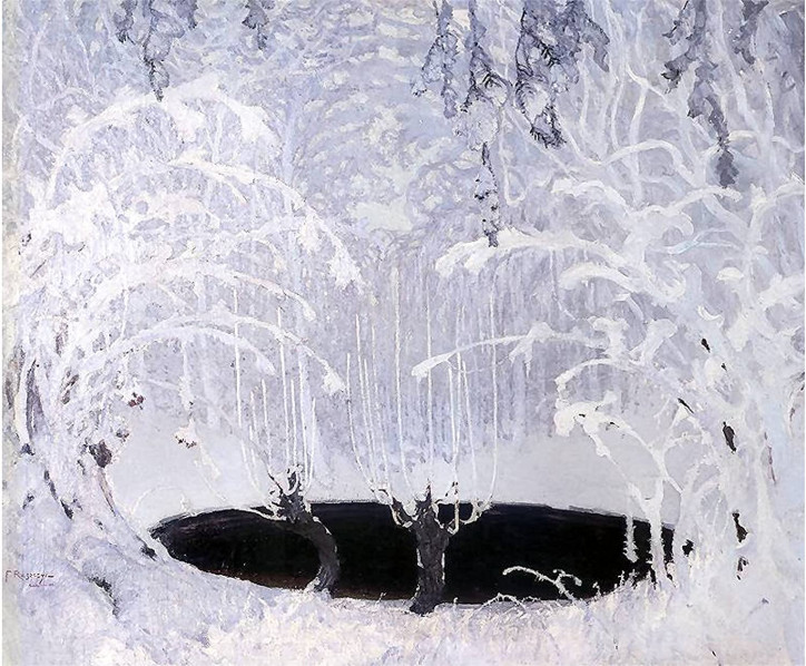  „Bajka zimowa”, Ferdynand Ruszczyc, 1904 r. (domena publiczna)