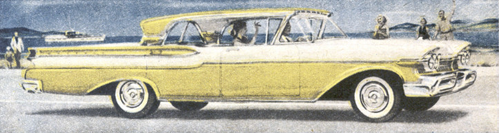 Ford ‘Mercury’, model 1857, in an advertising illustration from an American monthly magazine. Photo from the archives (no. 645/1957)
