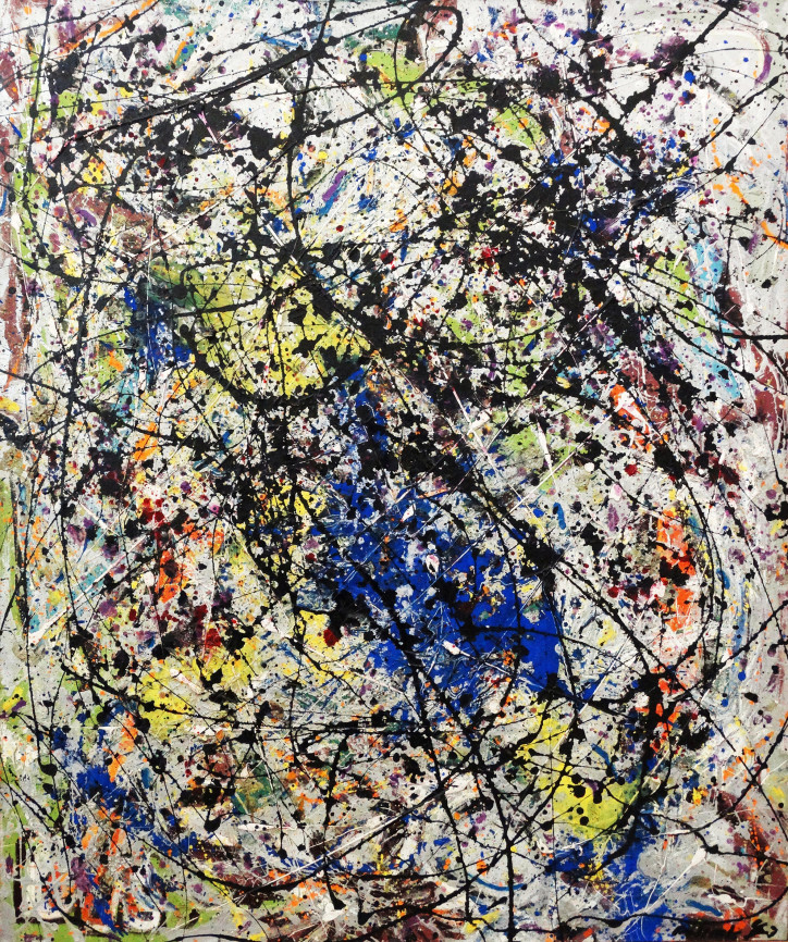 Jackson Pollock, „Odbicie Wielkiego Wozu”, 1947 r., Stedelijk Museum, Amsterdam, Holandia; zdjęcie: Universal History Archive/Universal Images Group via Getty Images