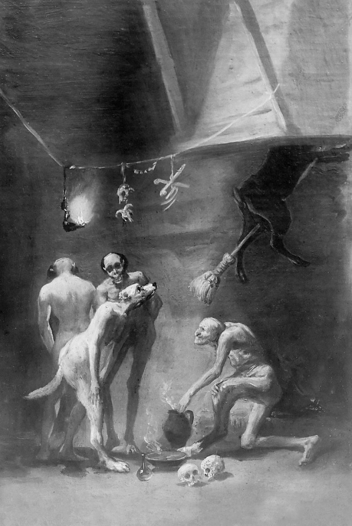 Francisco Goya, “The Witches’ Kitchen”, 1797–1798. Albert J. Pangos collection in Mexico