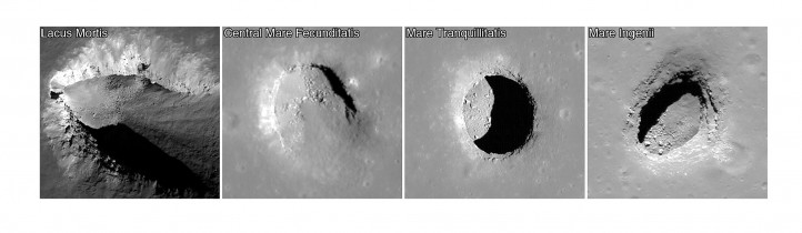 Zdjęcia wykonane za pomocą NASA Lunar Reconnaissance Orbiter (LRO); zdjęcia: NASA/GSFC/Arizona State University
