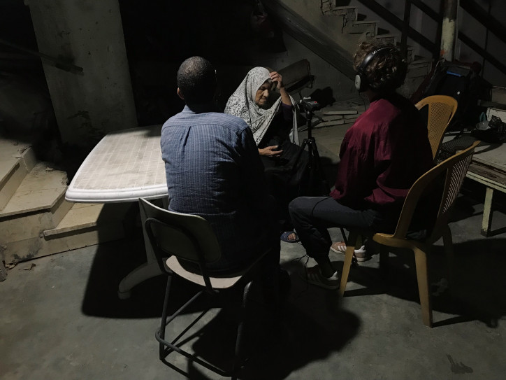 Nagranie w obozie Dheisheh, Palestyna, fot. Kuba Rudziński