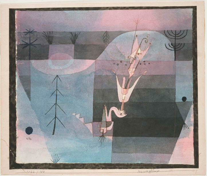 Paul Klee, „Mauerpflanze” (Pnącza), 1922 r., Museum of Fine Arts, Boston; reprodukcja: domena publiczna