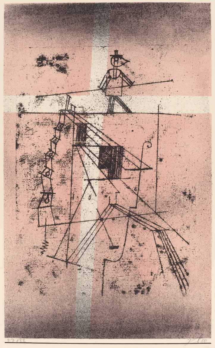 Paul Klee, „Seiltänzer” (Chodzący po linie), 1923 r., National Gallery of Art, Waszyngton