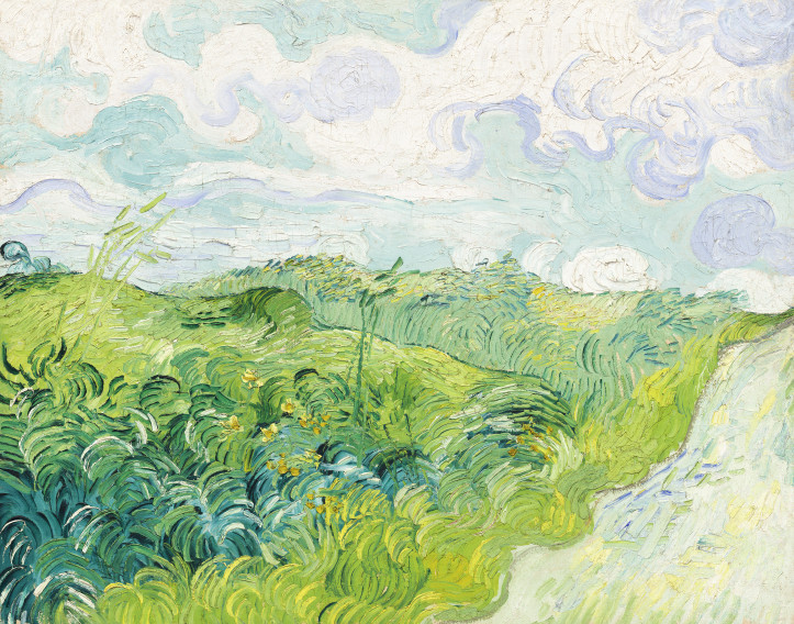  „Zielone pola pszenicy. Auvers”, Vincent Van Gogh, 1890 r./National Gallery of Art (domena publiczna)