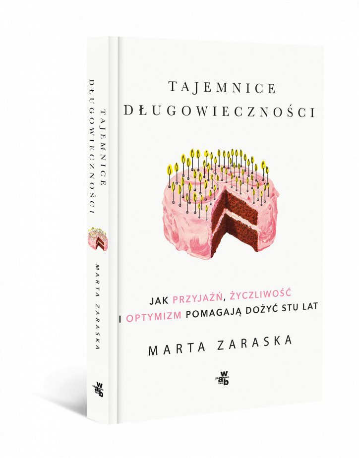  „Tajemnice długowieczności. Jak przyjaźń, życzliwość i optymizm pomagają dożyć stu lat.”, Marta Zaraska, Wydawnictwo W.A.B. 2022 r.