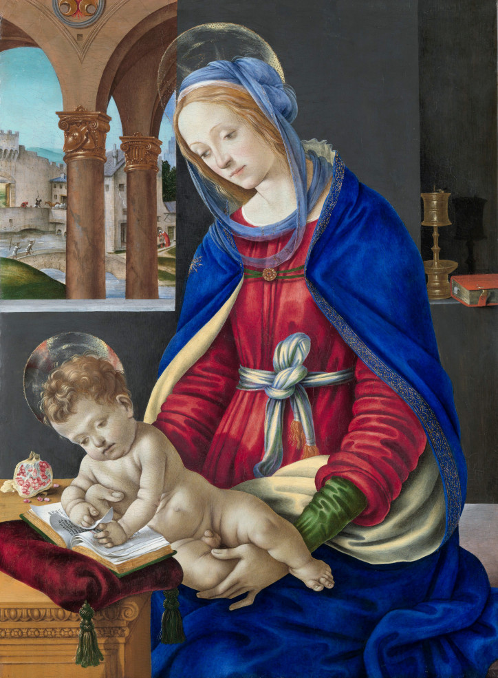 Filippino Lippi, „Madonna z Dzieciątkiem”, ok. 1483–1484; zdjęcie: MET/domena publiczna