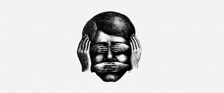 Roland Topor – rysunek z archiwum, nr 2686/1996 r.
