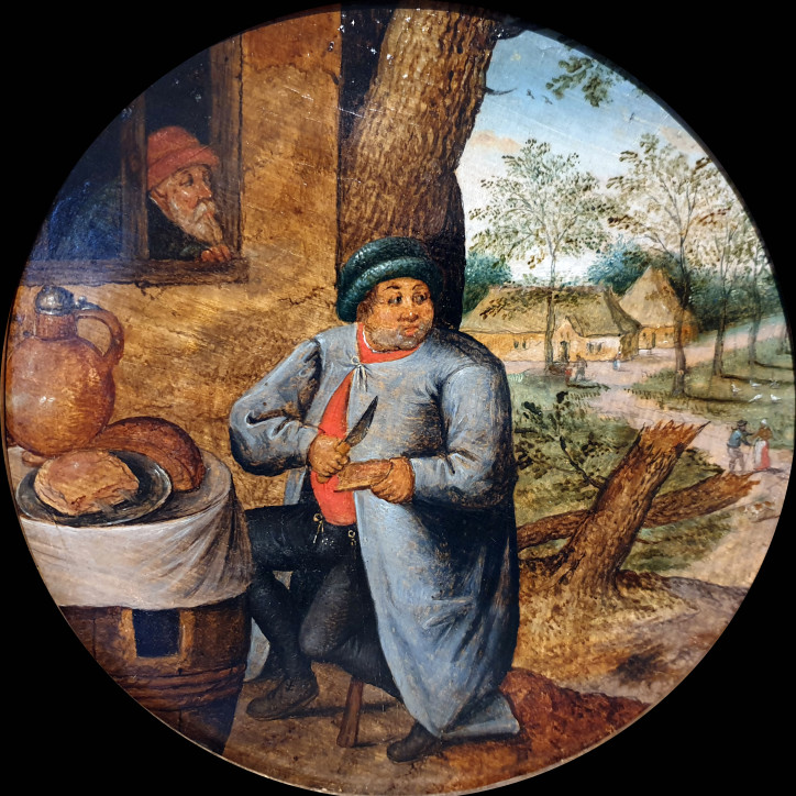  „Zjadacz chleba”, Pieter Brueghel młodszy, 1616 r., Historical Museum Bamberg/WikiArt (domena publiczna)