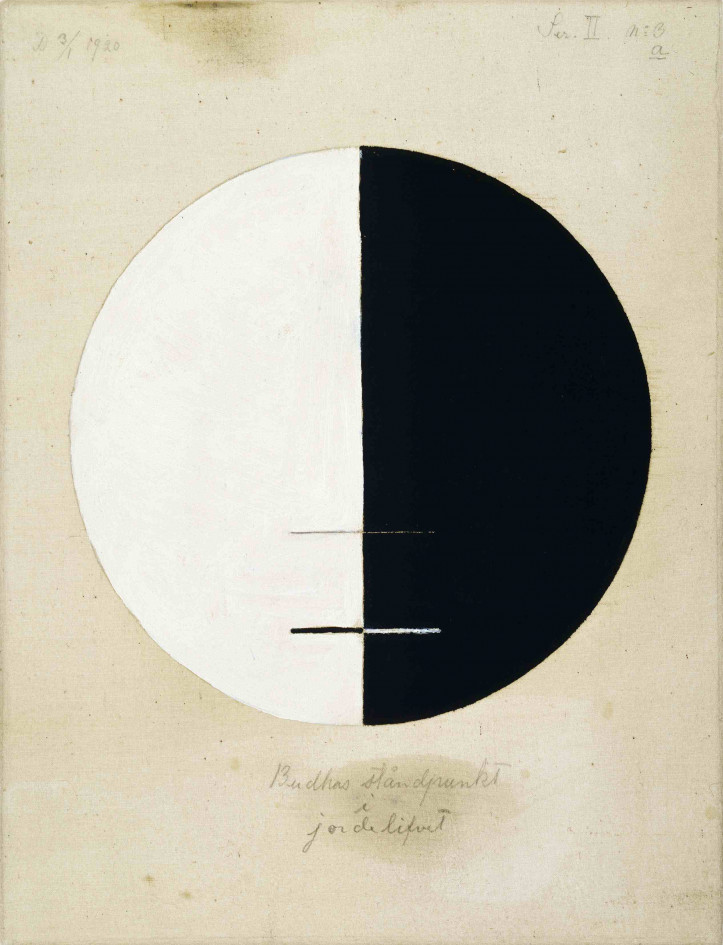 „Stanowisko Buddy w ziemskim życiu, Nr 3a”, Seria XI, Hilma af Klint, 1920 r./Wikimedia Commons (domena publiczna)