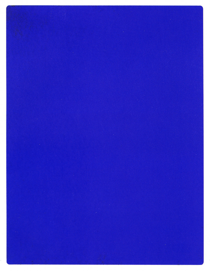 “IKB 191,” Yves Klein, 1962 (public domain)
