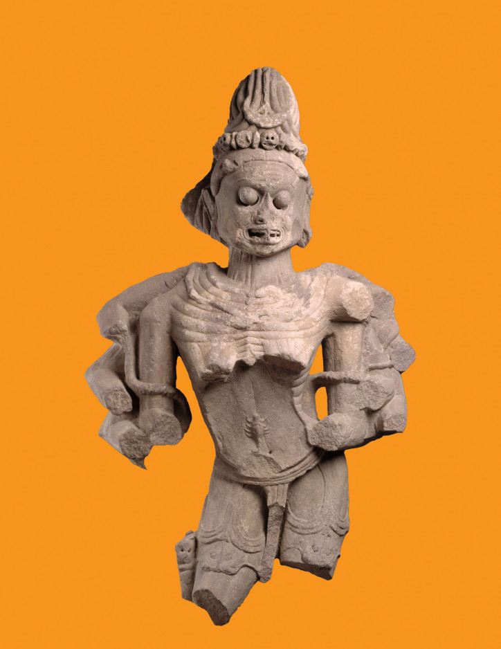 Rzeźba Kali w postaci Chamundy, niszczycielki zła, X–XI w., Indie; zdjęcie: MET/domena publiczna