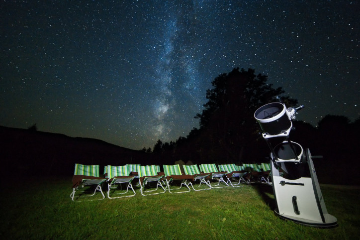 Przełęcz Wyżna, pokaz astronomiczny w Parku Gwiezdnego Nieba/zdjęcie dzięki uprzejmości Pavola Ďuriša