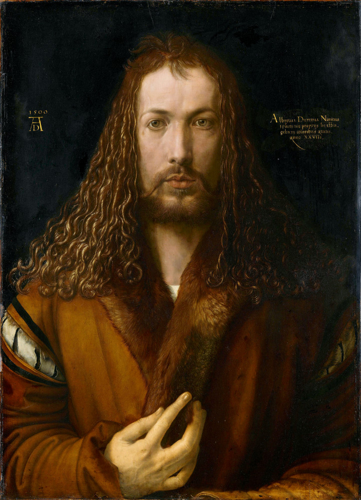 Albrecht Dürer, „Autoportret w futrze”, 1500 r. / źródło: domena publiczna