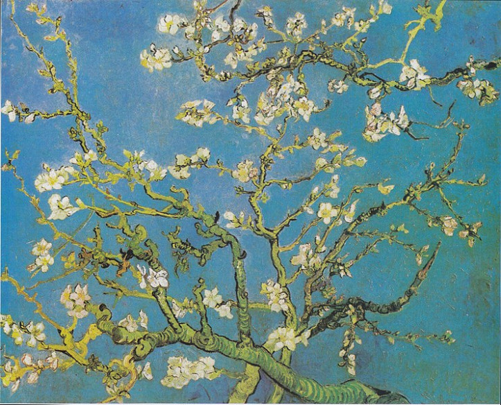 „Kwitnący migdałowiec”, Vincent van Gogh, 1890 r.; zdjęcie: domena publiczna