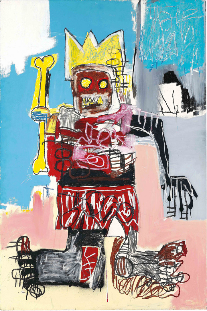 Jean-Michel Basquiat, bez tytułu, 1982 © Estate of Jean-Michel Basquiat. Licensed by Artestar, Nowy Jork, zdjęcie dzięki uprzejmości muzeum Albertina.