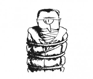 Ślady w śniegu