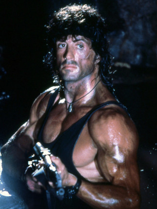 Rambo w zadumie