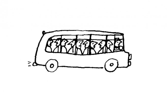 Joanna wsiadła do autobusu