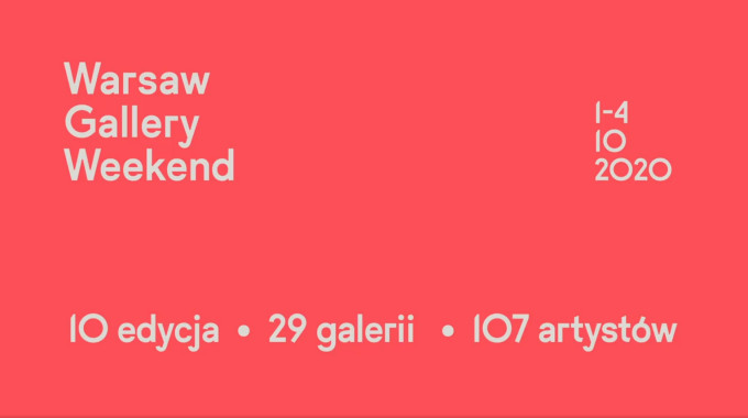 10. edycja Warsaw Gallery Weekend