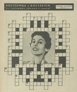 Krzyżówka z kociakiem (nr 652/1957 r.)