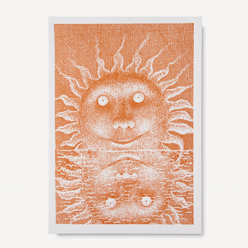 “Sun” – illustration by Marek Raczkowski, dated 2017