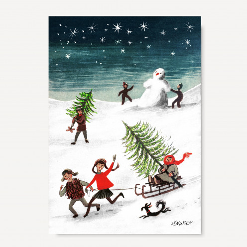 Christmas Card—“Winter” by Zbigniew Lengren