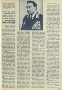 Rozmowa z ambasadorem nadzwyczajnym i pełnomocnym ZSRR w Polsce, Stanisławem Piłotowiczem