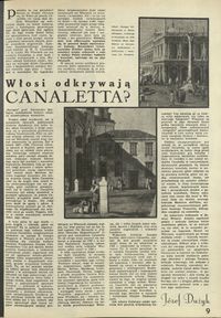 Włosi odkrywają Canaletta?
