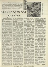 Kochanowski po włosku