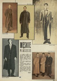 Moda: męskie płascze